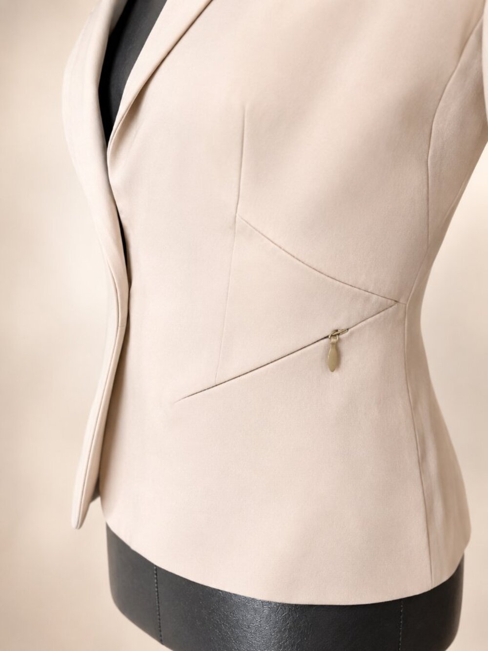 J’s Exte Ivory Tailored Blazer Jacket Made in Italy Size 32/46 - Picture 4 of 13